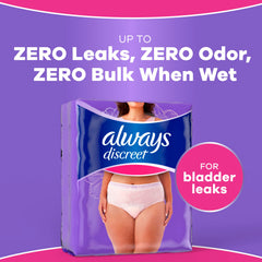 Always Discreet núcleo absorbente transformando líquido en gel eficazmente