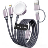 Amasuki vista frontal del cable y embalaje, compacto y listo para viaje