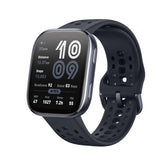 Amazfit Bip 6 vista frontal con pantalla clara y diseño elegante