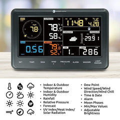 Ambient Weather anemometer detail measuring wind speed and direction reliably