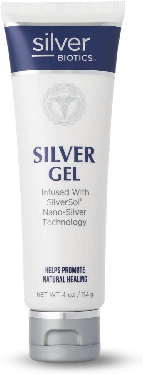 American Biotech Labs frontal del gel 4 oz mostrando envase práctico y beneficios
