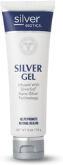 American Biotech Labs frontal del gel 4 oz mostrando envase práctico y beneficios