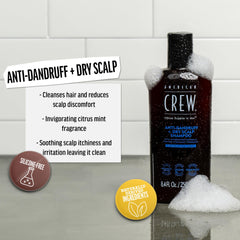 American Crew espuma y textura del champú que facilita la limpieza eficaz