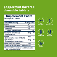 American Health primer plano de tabletas masticables y textura apetecible