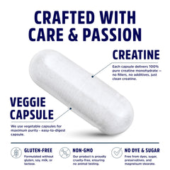 American Research Supplements comparación de tamaño con mano para escala y conveniencia