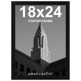 Americanflat frente del marco 18x24 negro que realza imágenes