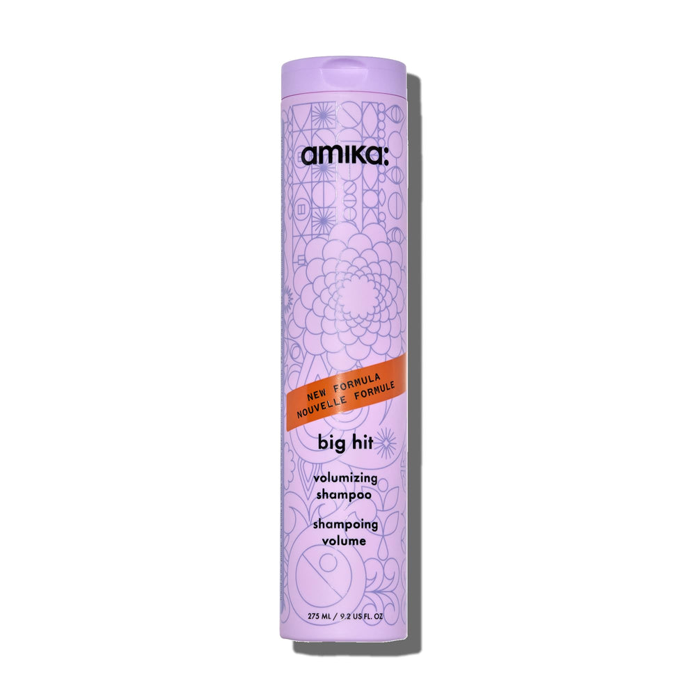 Amika Big Hit frontal del envase mostrando diseño y capacidad 275 ml, ideal para volumen