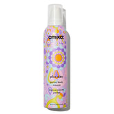 Amika mousse frontal del envase mostrando diseño y fácil aplicación