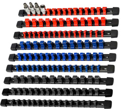 AMM organizador frontal mostrando rieles y capacidad para ordenar sockets
