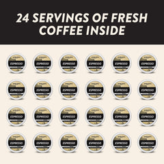 Angelino's Coffee taza latte con espuma resaltando sabor equilibrado en bebidas con leche