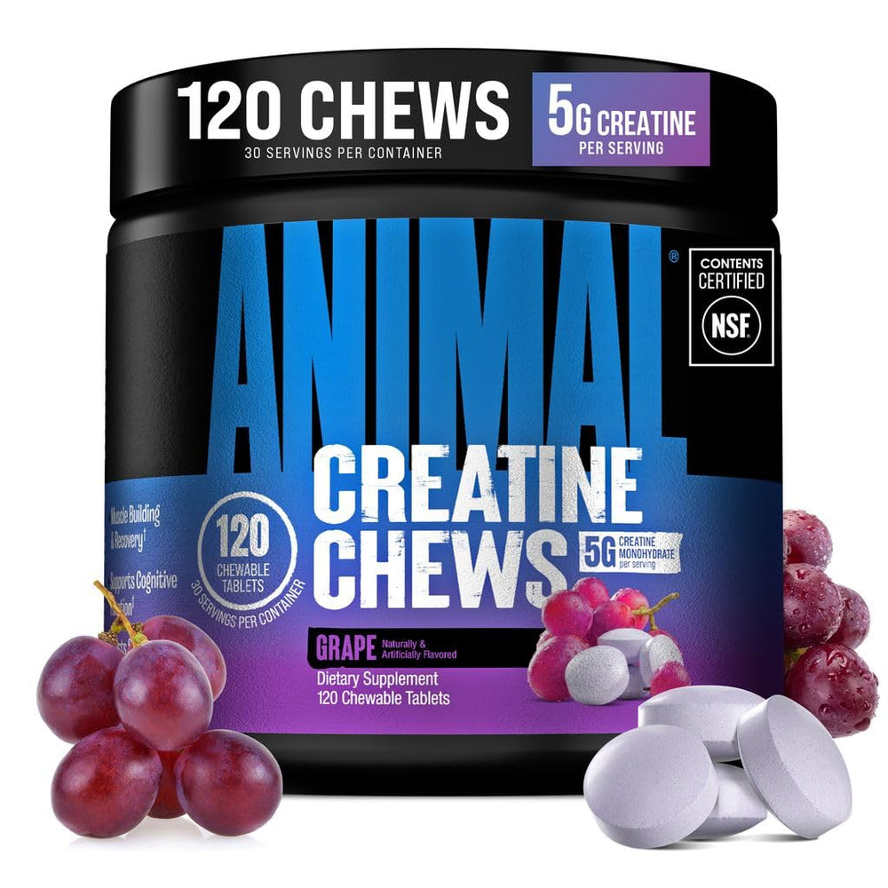Animal envase frontal Sour Grape mostrando 120 unidades y beneficio de conveniencia