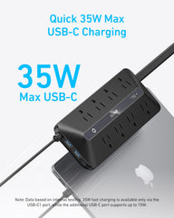 Anker cable plano y clavija diseñada para colgar, práctico y ahorra espacio