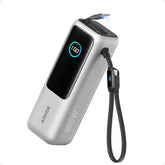 Anker vista frontal del power bank mostrando diseño y tamaño portátil