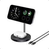 Anker MagGo vista frontal mostrando diseño y base estable, carga rápida y orden