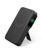 Anker MagGo Power Bank vista frontal mostrando diseño compacto y carga magnética