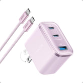 Anker nano 70W frontal mostrando puertos USB-C y diseño compacto