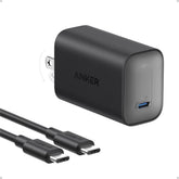 Anker Nano Charger 100W frontal mostrando el puerto USB-C y diseño compacto, ideal para viajar