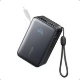 Anker Nano frontal mostrando puerto USB‑C y diseño compacto, carga rápida fiable