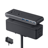 Anker Nano Power Strip vista frontal con múltiples tomas y orden