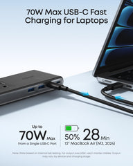 Anker Nano Power Strip acabado y materiales duraderos que evitan deslizamientos