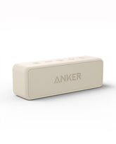 Anker Soundcore 2 vista frontal mostrando altavoz y rejilla, sonido potente y compacto
