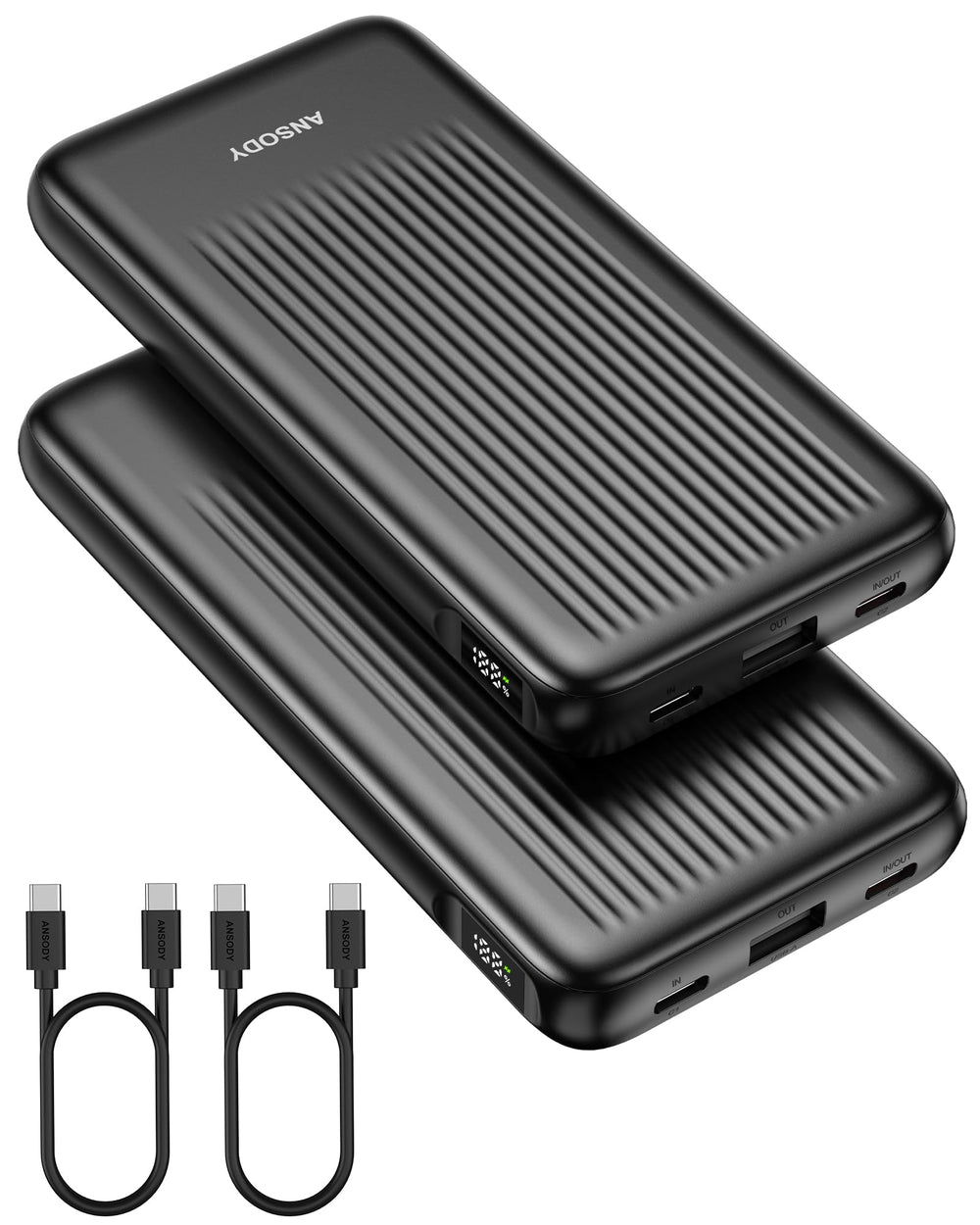 Ansody frontal del pack mostrando diseño compacto y doble unidad