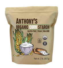 Anthony's envase frontal orgánico mostrando la etiqueta y beneficios