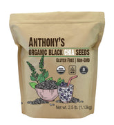 Anthony's front packaging showing 2.5 lb bag and organic label for pantry convenience