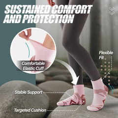ANTSANG reinforced heel detail displaying durability and extended wear life