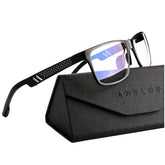 ANYLUV front view black frame showing clean minimalist design and lightweight comfort