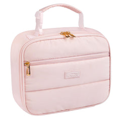 Aosbos bolso frontal rosa acolchado elegante y práctico
