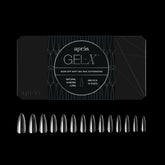 APRÉS paquete frontal de Gel-X Almond mostrando 280 tips y beneficios
