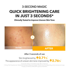 APRILSKIN comparación de tamaño de la botella para uso facial y corporal