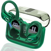 Aptkdoe vista frontal del empaque mostrando auriculares y estuche, beneficio de presentación profesional