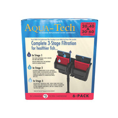 AQUA-TECH detalle de la textura del medio filtrante muestra eficacia