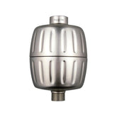 Aquabliss SF500 frontal en níquel cepillado mostrando ajuste universal y apariencia duradera
