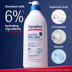 Aquaphor aplicación en mano para hidratación inmediata y sin residuo