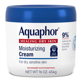 Aquaphor frasco 16 oz vista frontal mostrando empaque y beneficio hidratación duradera