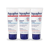 Aquaphor multipack frontal mostrando tres tubos para hidratación efectiva
