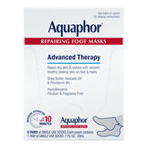 Aquaphor embalaje frontal mostrando seis pares y beneficio hidratación intensa