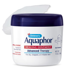 Aquaphor tarro frente 14 oz mostrando envase y uso familiar