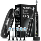 Aquasonic Black Series PRO frontal mostrando diseño elegante y beneficio estética