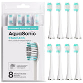 AquaSonic cabezal frontal empaquetado mostrando ajuste compatible y tranquilidad