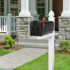 ARCHITECTURAL MAILBOXES primer plano de la textura de polipropileno resistente, protección contra óxido