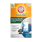 Arm & Hammer vista frontal del colgante que muestra paquete y beneficio fresco