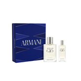 Armani Beauty frasco Acqua di Giò frente mostrando diseño elegante y frescura