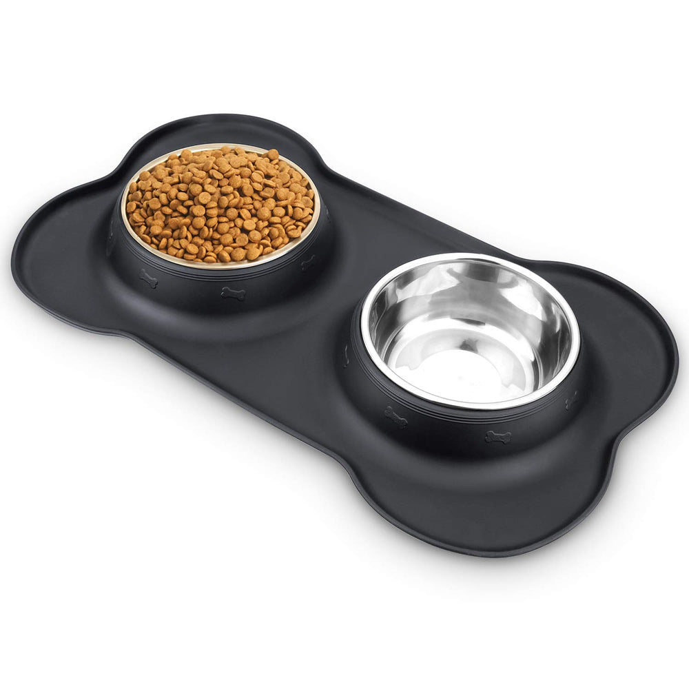 AsFrost comedero doble frontal mostrando diseño estable y acabado resistente