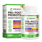 Ashenutri frente del empaque mostrando suplemento y beneficio de soporte intestinal