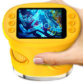Ashfly vista frontal del microscopio mostrando controles y pantalla, facilita exploración inmediata