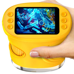 Ashfly vista frontal del microscopio mostrando controles y pantalla, facilita exploración inmediata
